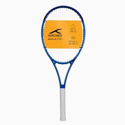 HUNDRED Galactic Strung Tennis Racket with Full Cover | 4 Points Head Light | Color: Navy/Blue, Grip Size 2 (4 1/4 inches) | Unisex | Material: Graphite | 275 Grams