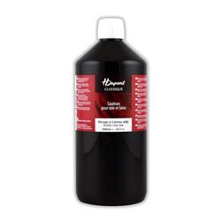H DUPONT DU0601000406C - Peinture Sur Soie Classique Rouge à lèvres N°406 - Pot De 1 L - Colorants acides pour une qualité supérieure - Idéal pour les professionnels, grande contenance