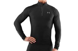 Under Armour Escape-CG Compressione, a 1/4 di Zip-Maglia a Maniche Lunghe, da Running da Uomo