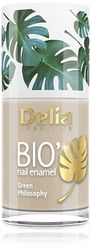 Delia Cosmetics - Smalto per unghie Bio Green - BEIGE SCURO - Vegan Friendly - Perfetta opacità e lucentezza - Applicazione facile e veloce - Ingredienti naturali - Colore a lunga durata fino a 6