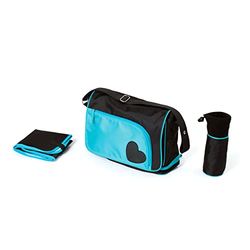 dBb Remond Besace I Love - Noir / Turquoise