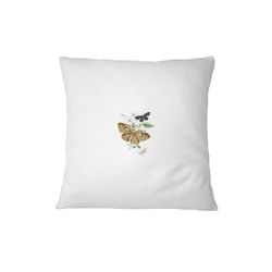 Bona Basics, Funda de cojín Decorativa, decoración del hogar, para sofá, cafetería, Tamaño: 45X45 cm, Color: Blanco