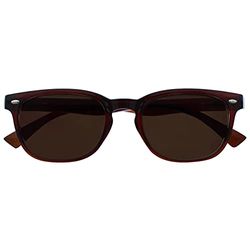The Reading Glasses Company UV Reader Brown Sun Readers Reading Glasses UV400 Designer Style Mens Womens Spring Hinges UVSR015 +1.50
