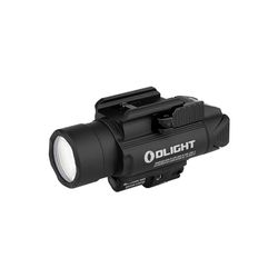 OLIGHT Baldr Pro Potente torcia tattica con puntatore regolabile Tre modalità di illuminazione 1350 lumen 260M Torcia per caccia, ricerca, guida Picatinny e GL(Nero)