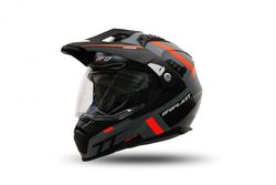 UFO PLAST ARIES CASCO GRÅ/ORANGE XL