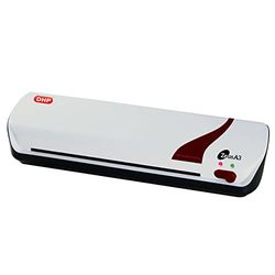 Plastificadora DHP Zeus A3 - Plastificadora A3 de dos rodillos con liberalización ABS, plastifica fundas de hasta 125 micras (1 cara)