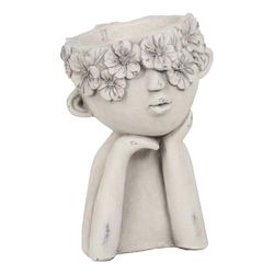 BigBuy Garden Macetero Arcilla Magnesio Niño 29 x 29 x 45 cm