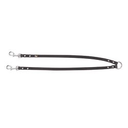 Dingo 10646 Séparateur en Cuir Durable pour séparer Les Chiens, Classique et Tendance Noir