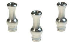 Armerah Vase 510 Drip Tip eCig Mouthpiece Tall/Narrow Stainless Steel 3 Pack