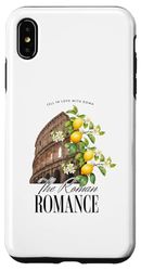 Custodia per iPhone XS Max Roman Romance Italy Lemons Travel Fell in Love with Roma