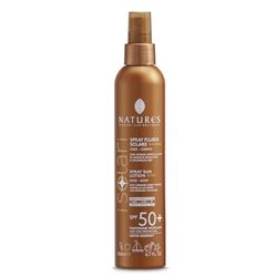 Nature's Island, Solar Spray för barn, SPF 50+, solskydd för barn, solskyddsmedel, snabb absorption, skyddsåtgärd 200 ml