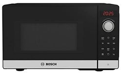 Bosch FEL023MS2 SERIE 2 MICROONDAS ENCIMERA SOLO MICROONDAS 20 L 800 W NEGRO, ACERO INOXIDABLE