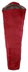 Grand Canyon Fairbanks 190 Sacco a Pelo Mummy - Sacco a Pelo Premium per Campeggio all'aperto - Limite -4° - Dalia Rossa