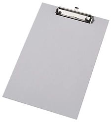 VELOFLEX 4814781 - Portapapeles Grey Elegance, DIN A4, de cartón, clip metálico con presilla para colgar, tableta para escribir, portapapeles, 1 unidad