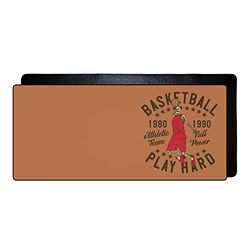 Rechthoekige, digitaal bedrukte stoffen gaming-muismat, antislip onderkant, zwart genaaide rand voor FPS, MOBA, spelletjes XL, afmetingen: 90 x 40 cm