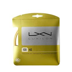 Cordages pour Raquette Luxilon, 4G, Rouleau de 12,2 mètres, Couleur or, 1,30 mm, Unisexe, WRZ997112, Gold