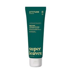ATTITUDE Body Cream, EWG Verified Moisturizer, Vegan Moisturizing Products For Dry Skin, Dermatologically Tested, Lemon Leaves, 240 mL