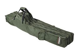 Mitchell GT Pro Draagbare hengeltas van canvas, hengeltas voor hengel en rol, organizertas voor visaccessoires, groene transporttas voor