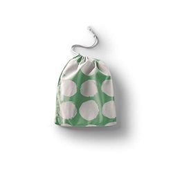 Bonamaison Impreso Algodón Bolsas con Cordón, Bolsa con Cordel para el Hogar y el Almacenamiento de Verduras, Bolso de Compras, Plegable, Ecologica, Reutilizables, Tamaño: 40x50 Cm
