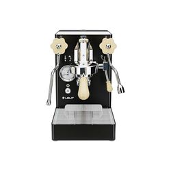 LELIT MaraX PL62X-EUCB, máquina de café prosumer negra con grupo L58E y sistema doble sonda HX