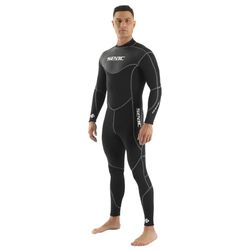 SEAC Sense Long Man, våtdräkt våt en del utan huva för snorkling och dykning, neopren 3 mm