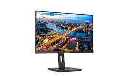 Philips Monitors Monitor QHD de 246B1-24 Pulgadas, 75Hz, IPS, 4ms, Acoplamiento USB-C, Altavoces, Ajuste de Altura, sensores de Potencia (2560 x 1440 @ 75Hz, 250 CD/m² USB-C/HDMI 1.4 / DP 1.4), Negro