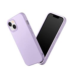 RhinoShield Case kompatibelt med [iPhone 14/13] | SolidSuit – stötdämpande och smalt skyddsfodral med premiumfinish – 3,5 meter fallskydd – lila