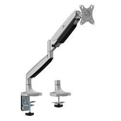 Support de Moniteur Maclean, Double Bras, avec Ressort à gaz, 17"-45", 16 kg, MC-969