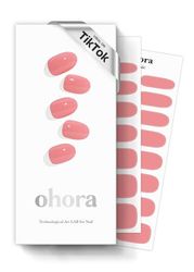 ohora Strisce per unghie in gel semi polimerizzato (N Cream Glow) - Funziona con qualsiasi lampada per unghie, qualità professionale, lunga durata, facile da applicare e rimuovere - Rosa