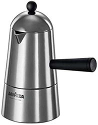 Lavazza Carmencita Cafetière en aluminium, Moka Espresso, 3 tasses, Argent