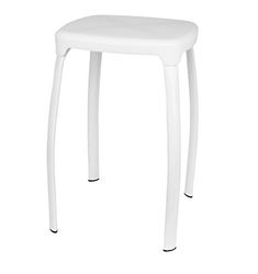 mirtak 30267 – Sgabello bagno, colore: bianco