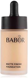 BABOR MAKE UP Matt Finish Foundation, lätt & matt foundation med serum, medium till hög täckförmåga, döljer oregelbundenheter, 30 ml