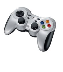 Logitech F710 Manette de Jeu sans Fil, 2,4 GHz avec Nano-Récepteur USB, Configuration Console, Double Retour de Vibration, Croix Directionnelle 4 Switchs, PC - Gris/Noir