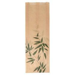 Sacchetti Baguette Garni "Feel Green" 34 G/M2 12+4X35 Cm Naturale Pergamana Antigrassi - 500 Unità