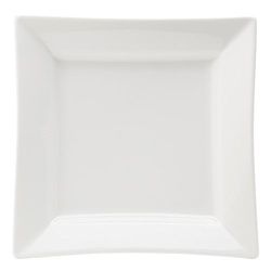 Utopia Anton Black Fine China, Z03014-000000-B01006, Matrix Deep Square Plate 9" (23cm) (Box of 6)