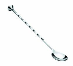 LACOR 28 cm Stainless Steel Twisted Cocktail Spoon