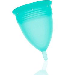 STERCUP COPA mestruale FDA Silicone Talla S AQUAMARINA