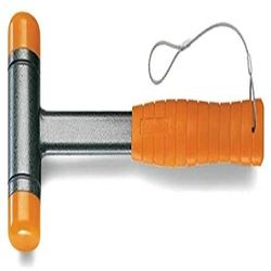 Schokdemper met verwisselbare vleugels van kunststof handvat van staal H-SAFE - 40 mm