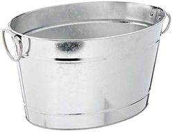 APS 36095 TIN Baignoire en métal galvanisé et PVC 11 l 40 x 22 cm
