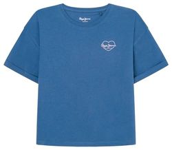 Pepe Jeans Nicky Camiseta Niña, Azul (Sea Blue), 14 Años