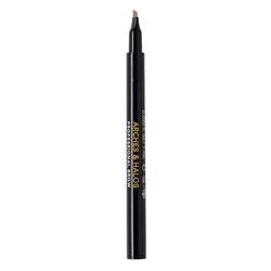 Arches & Halos Microblading Brow Shaping Pen - Fuller, More Defined Brow - Long-lasting, Smudge Resistant, Rich Color - Vegan and Cruelty Free Makeup - Warm Brown - 0.8 ml
