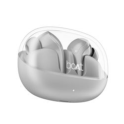 Boat Airdopes 311 Pro, batería de 50 Horas, Carga rápida, Doble micrófonos ENx Tech, Tapa Transparente, Baja latencia, IPX4, IWP Tech, Auriculares Bluetooth v5.3, Auriculares intrauditivos TWS