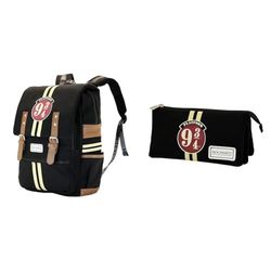 Harry Potter Warner 9 3/4 - Oxford Backpack + Triple Pencil Case HS