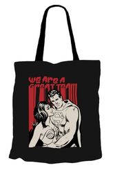 ERT GROUP WARNER BROS. Justice League 006 Draagtas DC Zwart, Justice League 006 Zwart, Eén maat, Minimaal