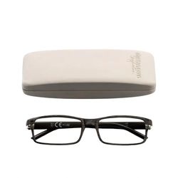 distinguo Occhiali da Lettura Unisex Eyewear 803 - Diverse Gradazioni e Colori - Con Custodia Rigida, Panno per Pulizia, Laccetto per Occhiale (Bianco, 3.5, x)