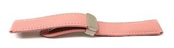 System-S Cinturino 20mm in pelle per Samsung Galaxy Watch 5 4 Smartwatch rosa, rosa., Eine Grösse