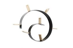 Kartell Bookworm, Bibliothèque Flexible, 7 Serre-livres (320cm), Noir et or