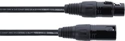 DMX-kabel XLR 3 punkter 1 m