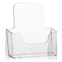 VITAdisplays - Soporte para folletos o folletos (DIN A5), transparente