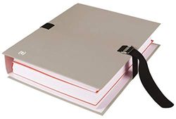 OXFORD Color Life Large Capacity Belt Folders 24 x 32 cm Extendable 13 cm Buckle Closure Lid 10/10 Grey Pack of 10